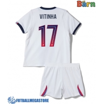 Fotballdrakt Barn Paris Saint-Germain Vitinha #17 Bortedraktsett 2026-27 Kortermet (+ Korte bukser)